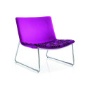 Ripple Chair - Chrome Sled Design with Optional Two-Tone Upholstery