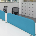 Delta One Acoustic Screen – Stylish Fabric Desk Divider