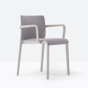 PD1 Volt 676 – Italian Upholstered Chair with Poly Frame & Fixed Arms