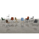 Q1 Clue Range - Durable Polypropylene Chair with Steel Frame