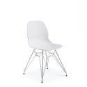 Entente C Chair - Polypropylene Shell with Chrome Frame