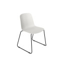 Rosy Skid Chair - Classic Breakout Seating with Sleek Frame