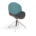 Howl Star Lounge Chair with Chrome 4-Star Base | Nutrend