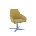 Havre Star Lounge Chair with Chrome 4-Star Base | Nutrend