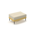 Coequal Ottoman | Modern Soft Seating with Tapered Legs | Nutrend
