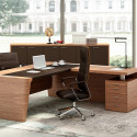 Q10 Executive Desk with Return | NuTrend