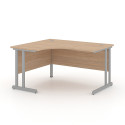 AR2 Paradigm Cantilever Crescent Desk - Double Cantilever with Crescent Top