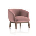 DY4 Dish Armchair | Plush Cushion & Wooden Frame | Nutrend