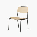 Harbor Dining Chair – Minimalist Steel Frame & Industrial Design
