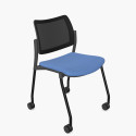 Sleek CL Chair - Classic Breakout Chair with 4-Leg Castor Frame