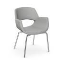 iD Pass Chair M – Sleek Sled Base Chair for Modern Offices | Nutrend