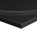 GT 25mm Black Laminate Tabletop with Matching Trim