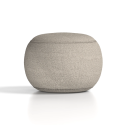 Phyllis Footstool - Luxurious Cream Bouclé Elegance