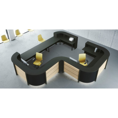 Lincoln Reception Desk - Modern & Adaptable Office Design