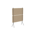 Acoustic Portable Partition Screen - Stylish Plain or Wave Design