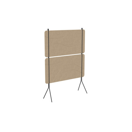 Acoustic Portable Partition Screen - Stylish Plain or Wave Design