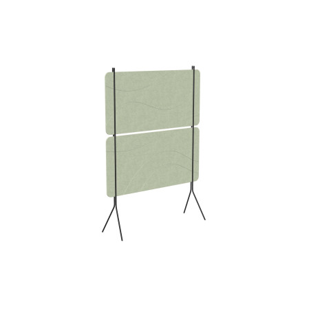 Acoustic Portable Partition Screen - Stylish Plain or Wave Design