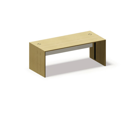 D9 Executive Free Standing Desk –  Oak / Walnut | Nutrend