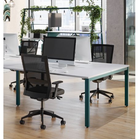 G5 Vestibule Bench Desk Double | NuTrend