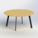 D9 Closure Circular Meeting Table | NuTrend