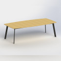 D9 Closure Boat-Shaped Conference Table | NuTrend
