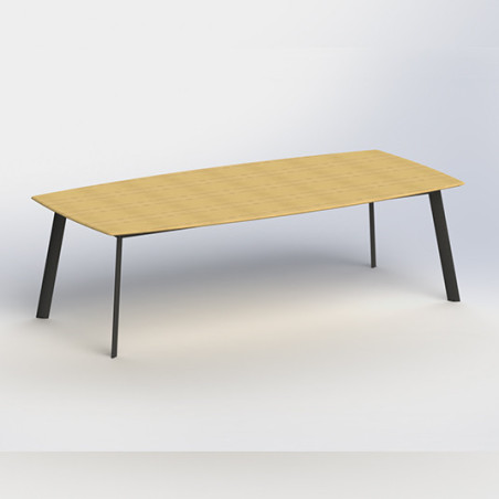 D9 Closure Boat-Shaped Conference Table | NuTrend