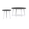 iD Six Circular Table - Round Metal Meeting Table | Nutrend