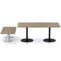 iD Correl Rectangular Table - Rounded Conference Table | Nutrend