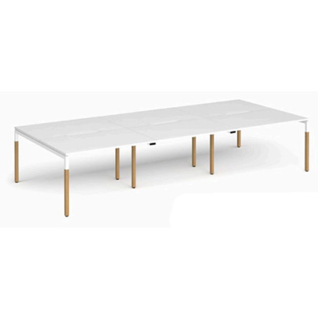 Systems Bench Wooden Goal Post 6 Person | NuTrend