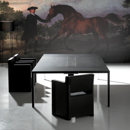 DM Nero Square Meeting Table | NuTrend