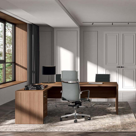 Q-45 L-Shaped Desk | NuTrend