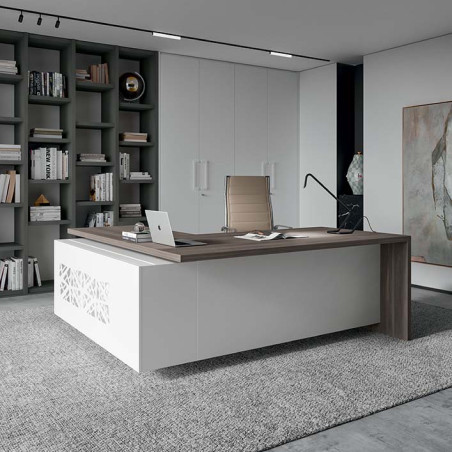 Q-45 L-Shaped Desk | NuTrend