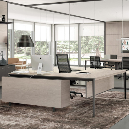 Q9 Executive Desk w/Return | NuTrend