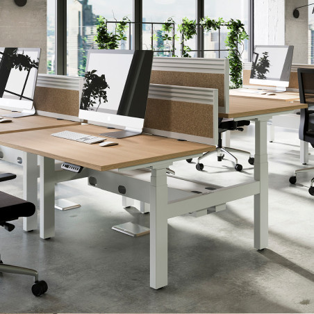 G5 Sit Stand Double Desk – 500mm Height Adjustment | Nutrend