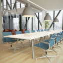 G5 Divine-S Boardroom Table - 25mm Top, Solid Steel Legs | Nutrend