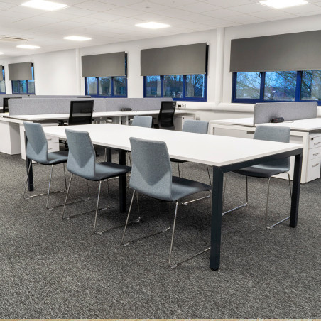 G5 Retro Boardroom Table - 25mm Top, Straight/Rectangular | Nutrend