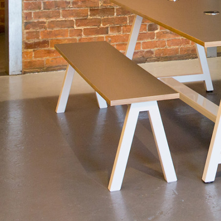 G5 Retro Bench | Modern Office Seating Bench
