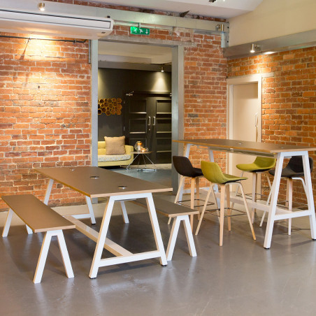 G5 Retro Bench | Modern Office Seating Bench