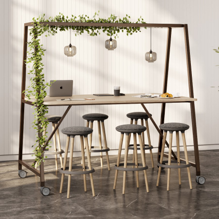 G5 Retro-Shade High Table | Collaborative Workspace Table