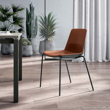 Q1 Clue Range - Durable Polypropylene Chair with Steel Frame