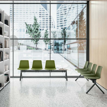 Q1 Clue Range - Durable Polypropylene Chair with Steel Frame