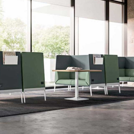 Q10 Acolada Acoustic Sofa for Modern Offices | NuTrend