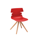 AS8 Finesse Pyramid - Elegant Chair with Wooden Pyramid Frame