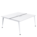 Sedus B2B Attention A-Frame Desk - Back-to-Back Rectangular Tops