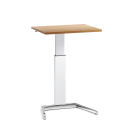 Sedus Brainstorm Personal - Mobile Sit-Stand Workstation in White & Chrome